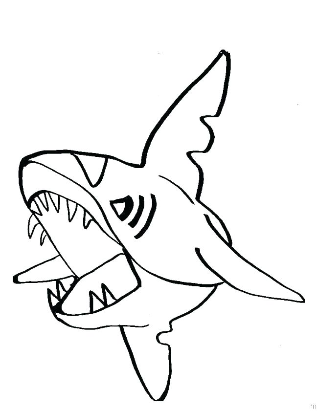 650x841 Coloring Page Of Shark Coloring Page Shark Tiger Shark Dive Down