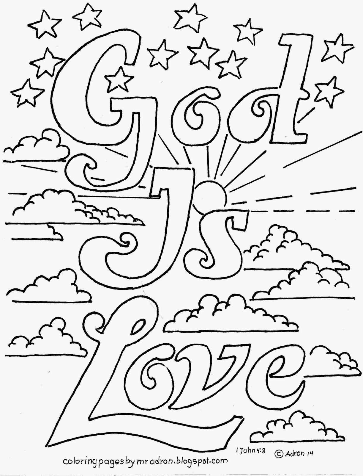 1222x1600 God Coloring Pages Is Love Bloodbrothers Me