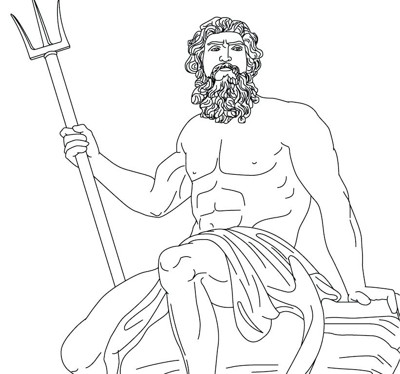 821x768 Greek Gods Coloring Pages Coloring For Kids Colouring God