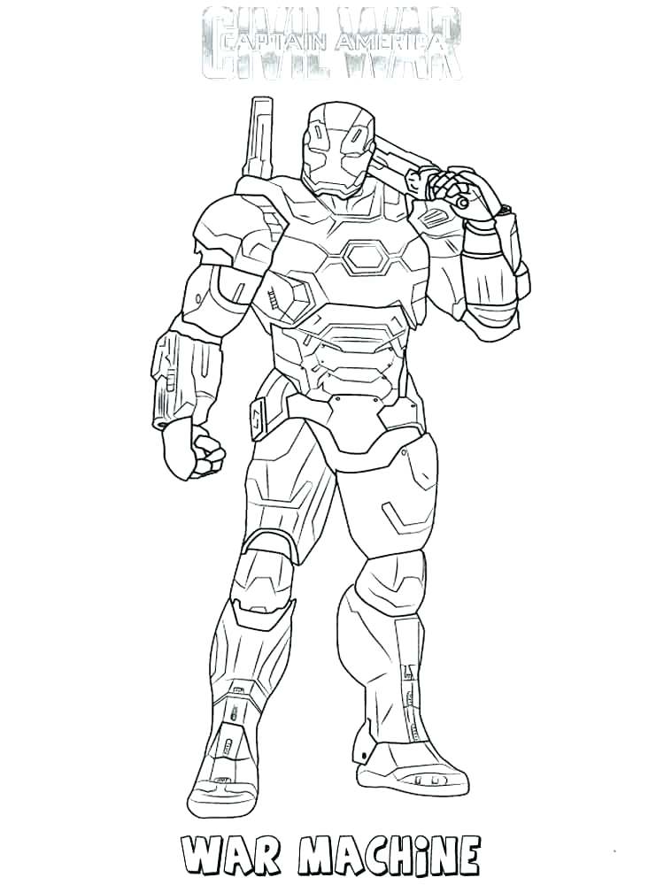 750x1000 War Machine Coloring Pages Free Printable Coloring Sheet Of Iron