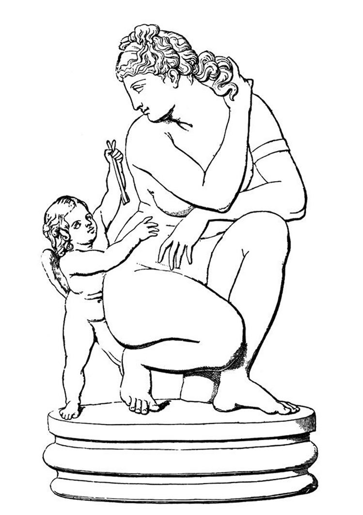749x1060 Greek Goddesses Coloring Pages