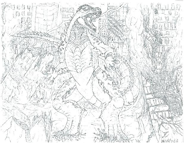 618x478 Godzilla Coloring Pages And Monster Butterfly Coloring Pages