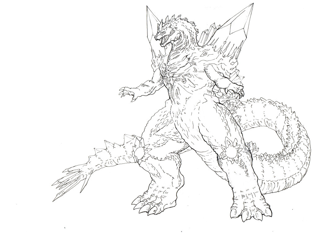 1024x777 Godzilla Vs Mechagodzilla Coloring Pages Pretty Godzilla Vs