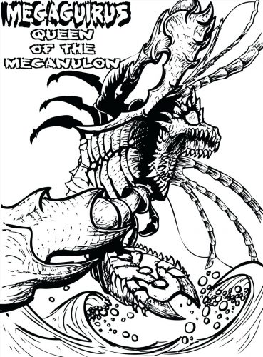 369x500 Coloring Pages ~ Godzilla Coloring Pages Space Godzilla Coloring