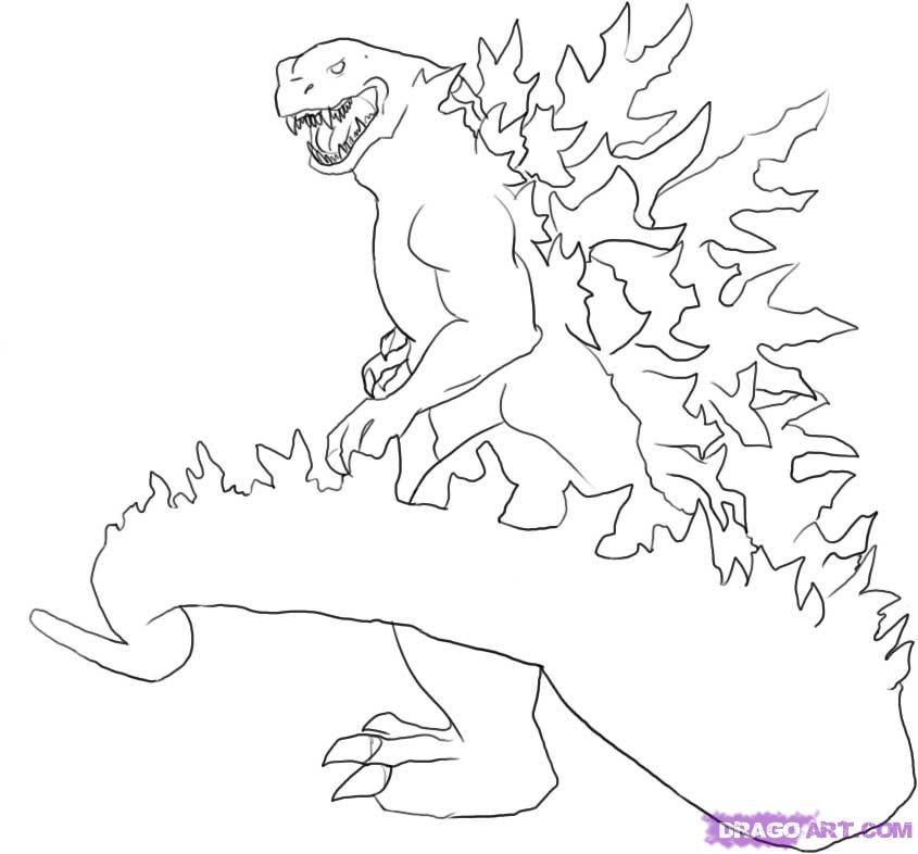 845x786 Godzilla Coloring Pages 1.jpg Godzilla Godzilla