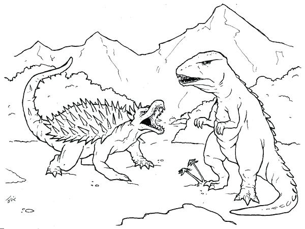 600x450 Godzilla Coloring Page Coloring Picture For Our Family Godzilla