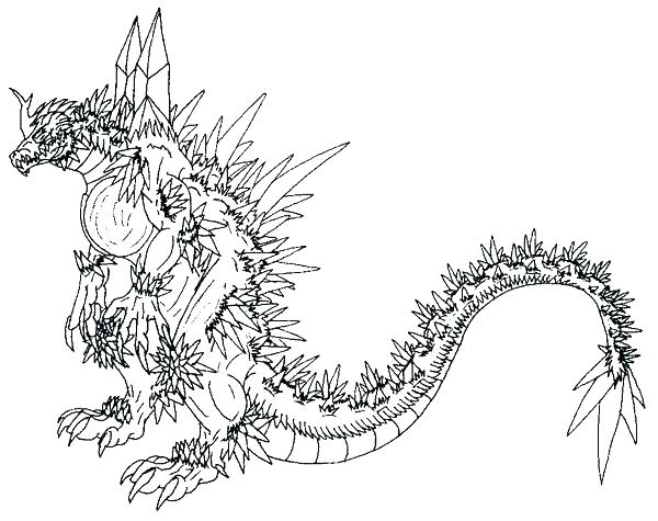 600x475 Godzilla Coloring Pictures Mecha S Godzilla 2014 Coloring Page