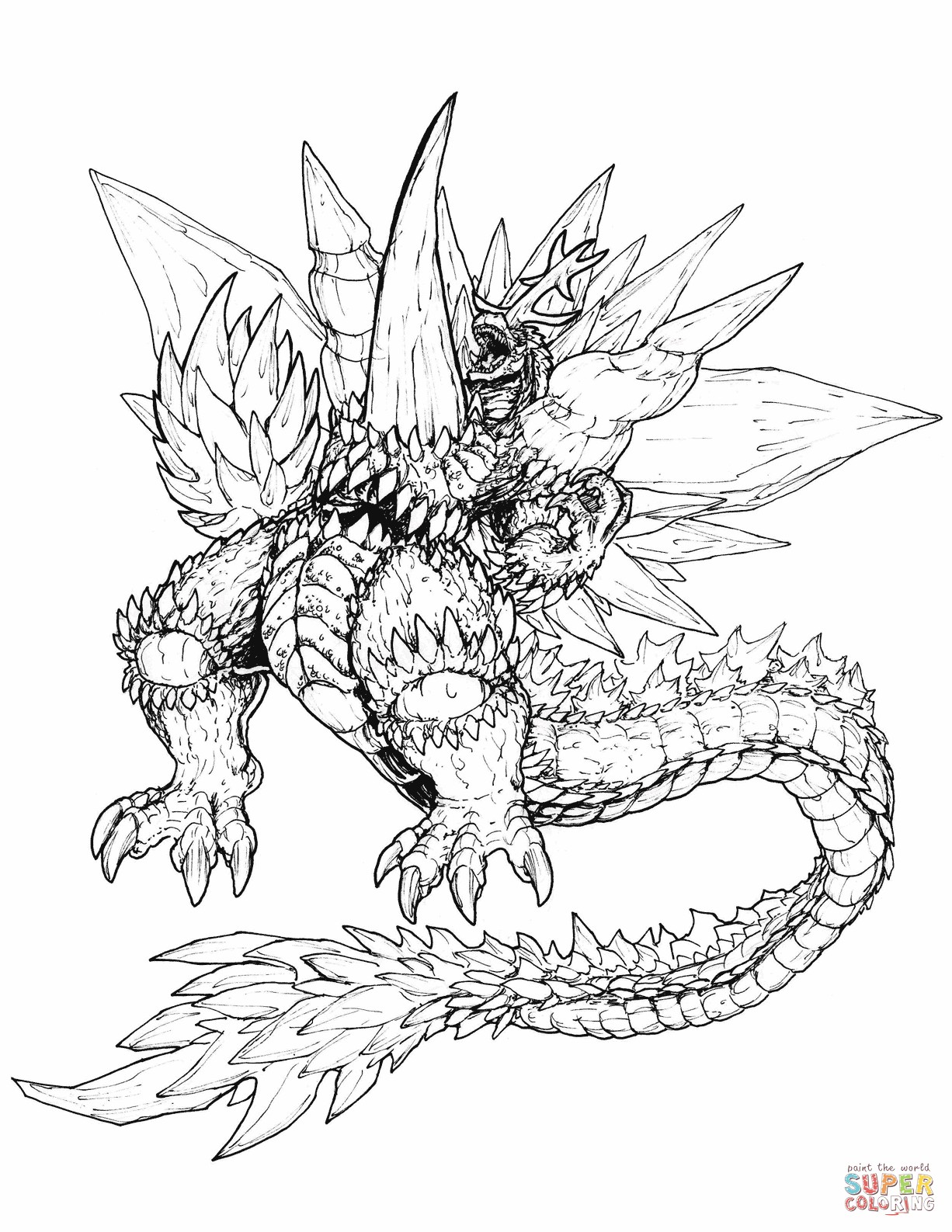 1226x1587 Best Of Godzilla Coloring Pages Games Similarpages.co
