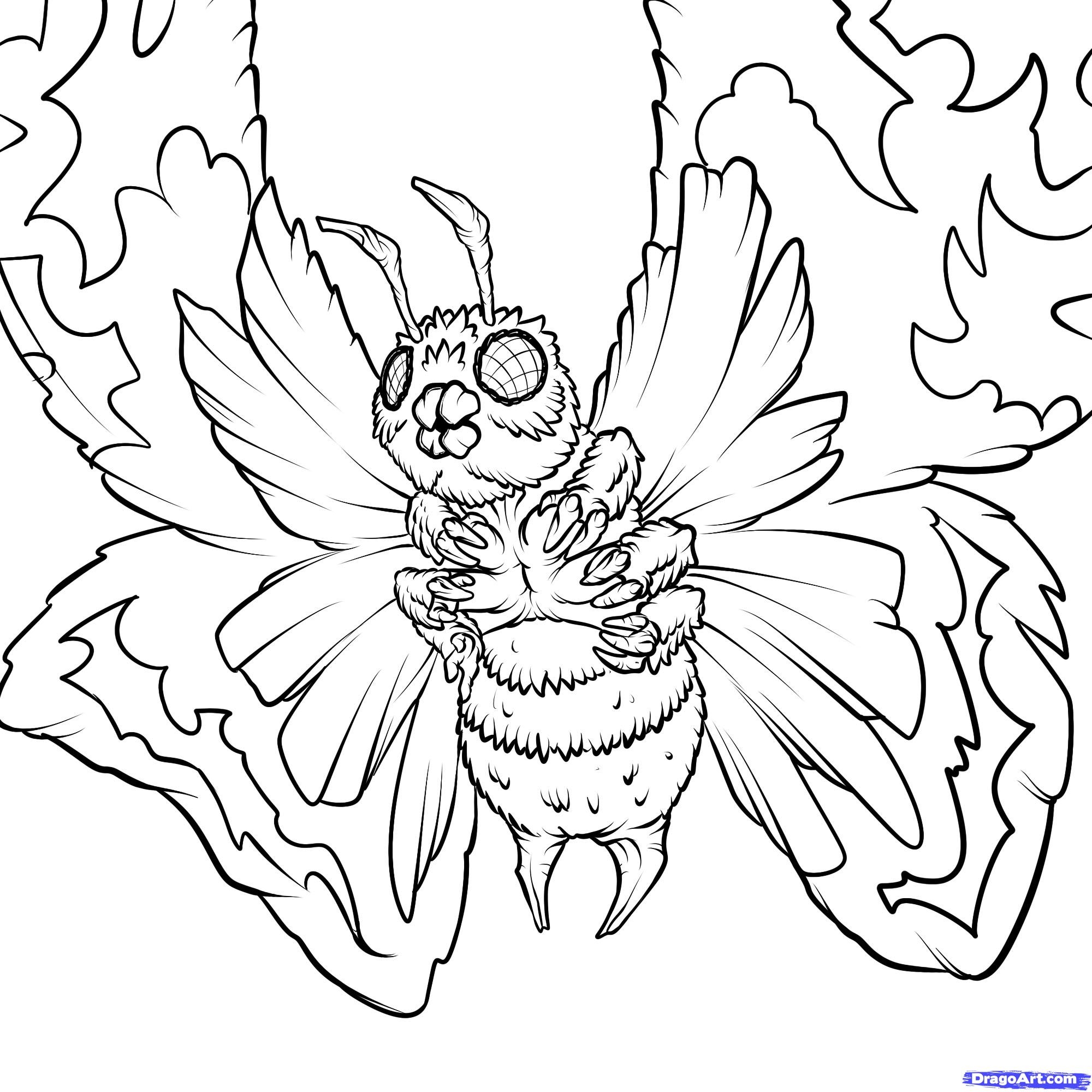 2000x2000 Godzilla Coloring Pages Coloringsuite Download