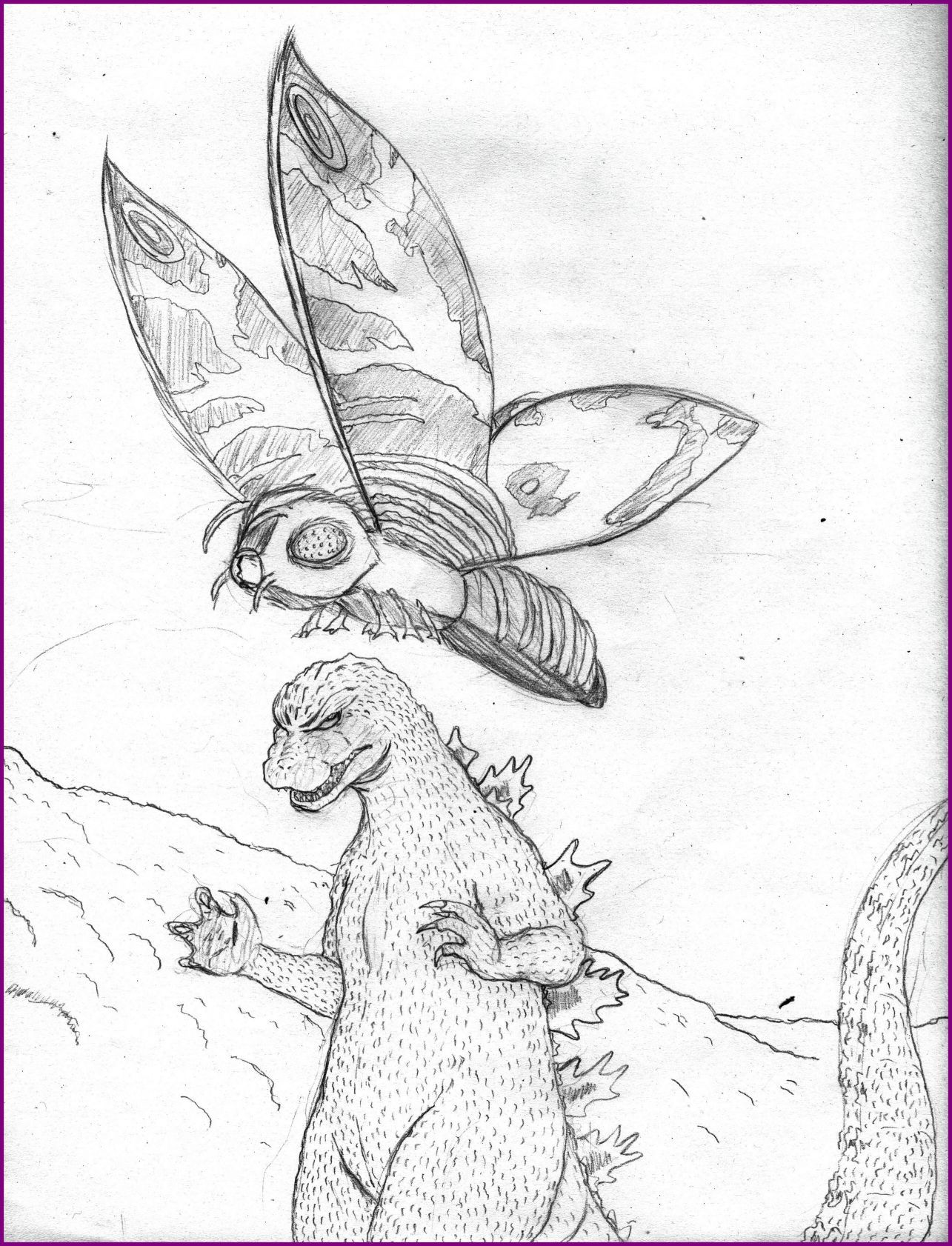 Godzilla Printable Coloring Pages