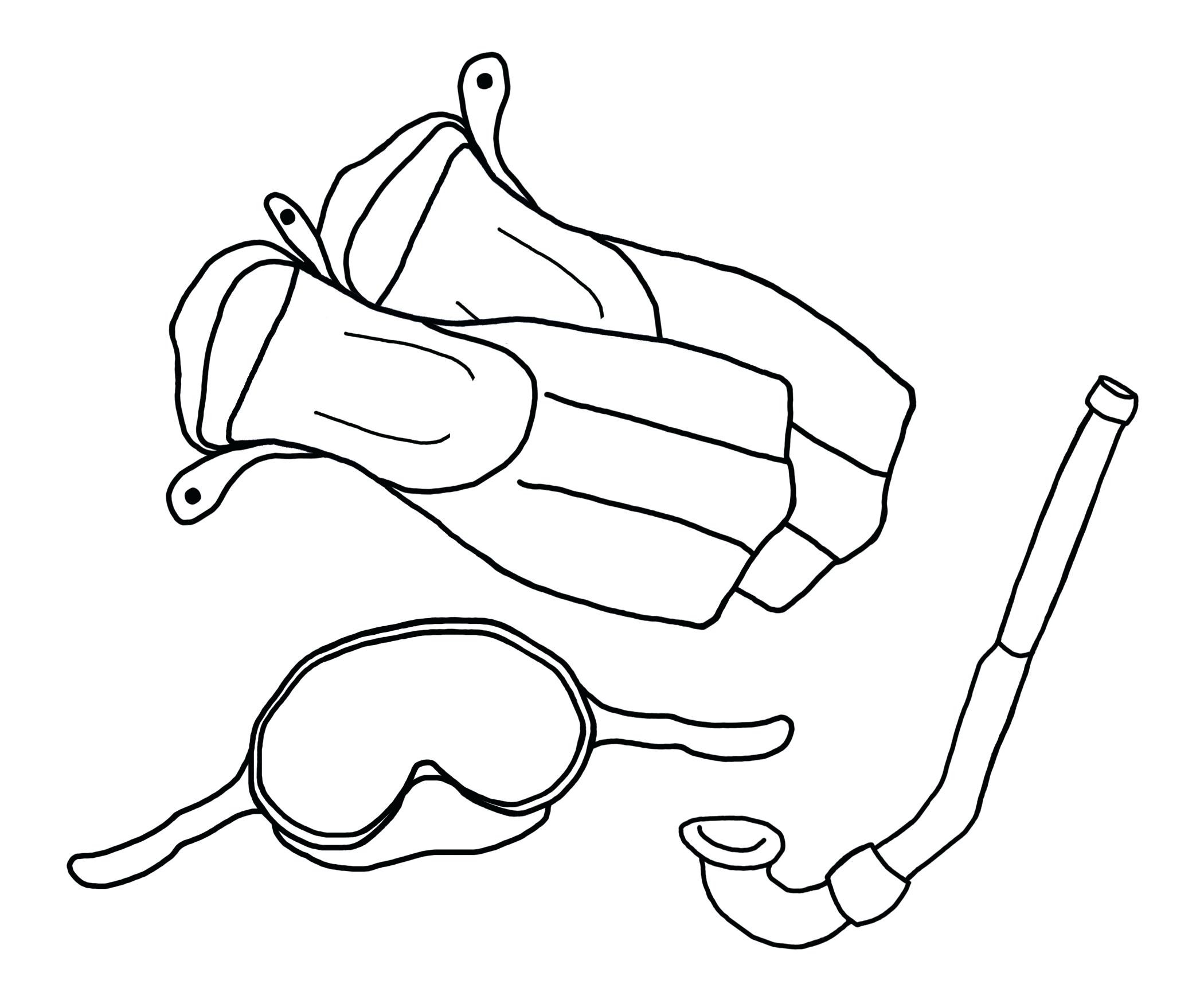 Goggles Coloring Pages