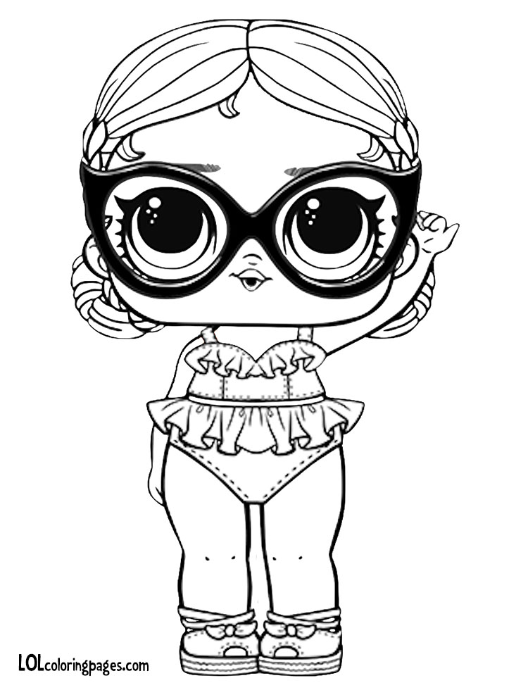 750x980 Vacay Babay Coloring Page Lol Surprise Doll Coloring Pages