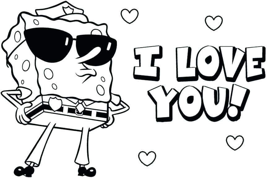 863x574 Free Printable Spongebob Coloring Pages