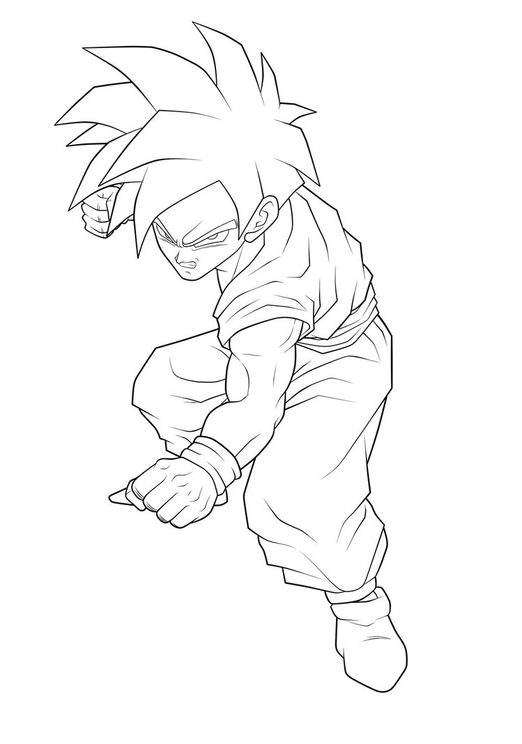 Gohan Coloring Pages
