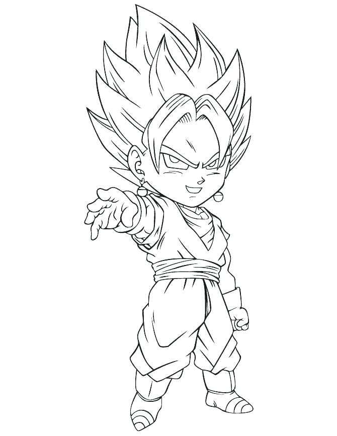670x867 Gohan Coloring Pages Page For Kids Coloriage Dragon Ball Z