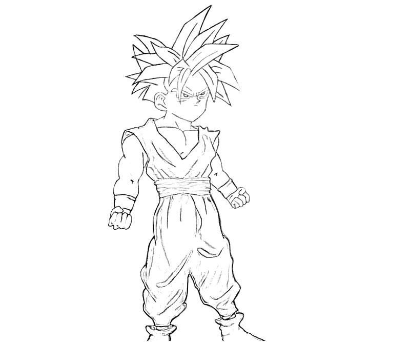 800x667 Teen Gohan Coloring Image Pages Pc Android Iphone And Ipad