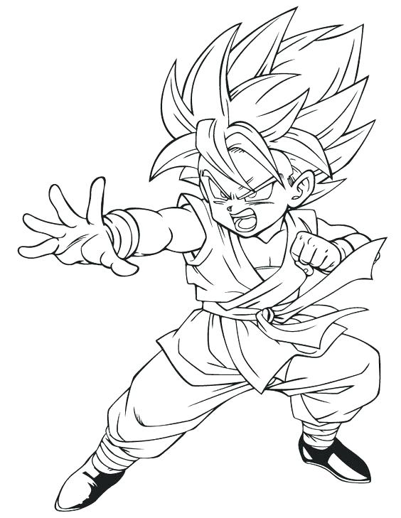 564x729 Gohan Coloring Pages Dragon Gohan Super Saiyan 2 Coloring Pages