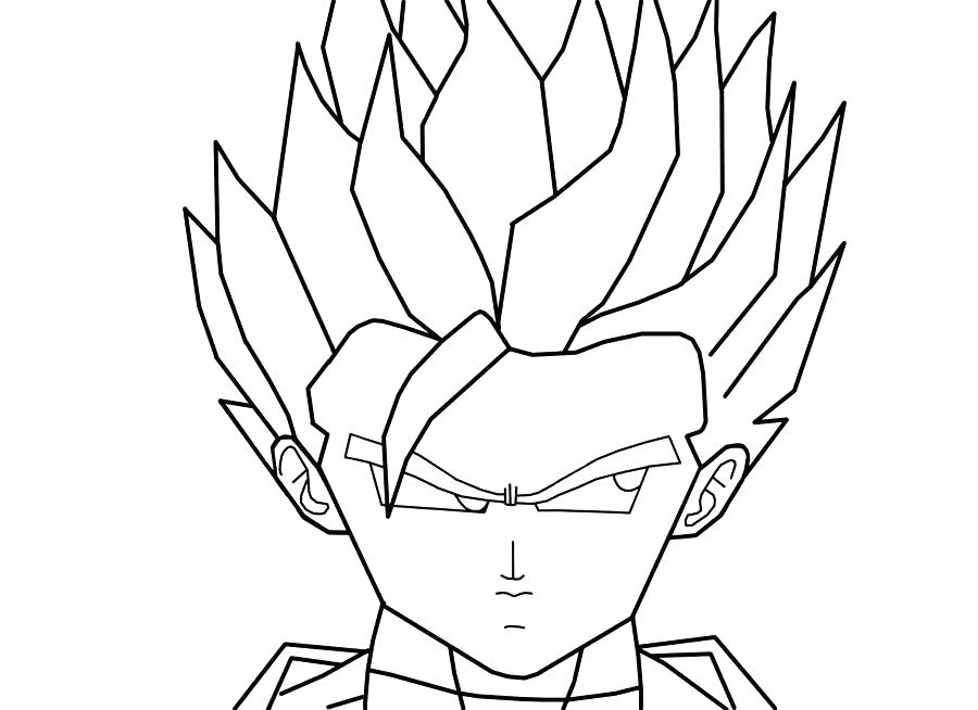 900x654 Super Saiyan Coloring Pages Gohan Super Saiyan 2 Coloring Pages