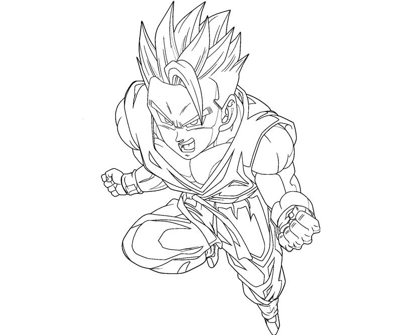 800x667 Gohan 4 Coloring Crafty Teenager Within Pages Designs 5