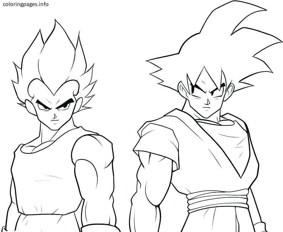 947x775 Goku Coloring Games Goku Super Saiyan 4 Coloring Pages