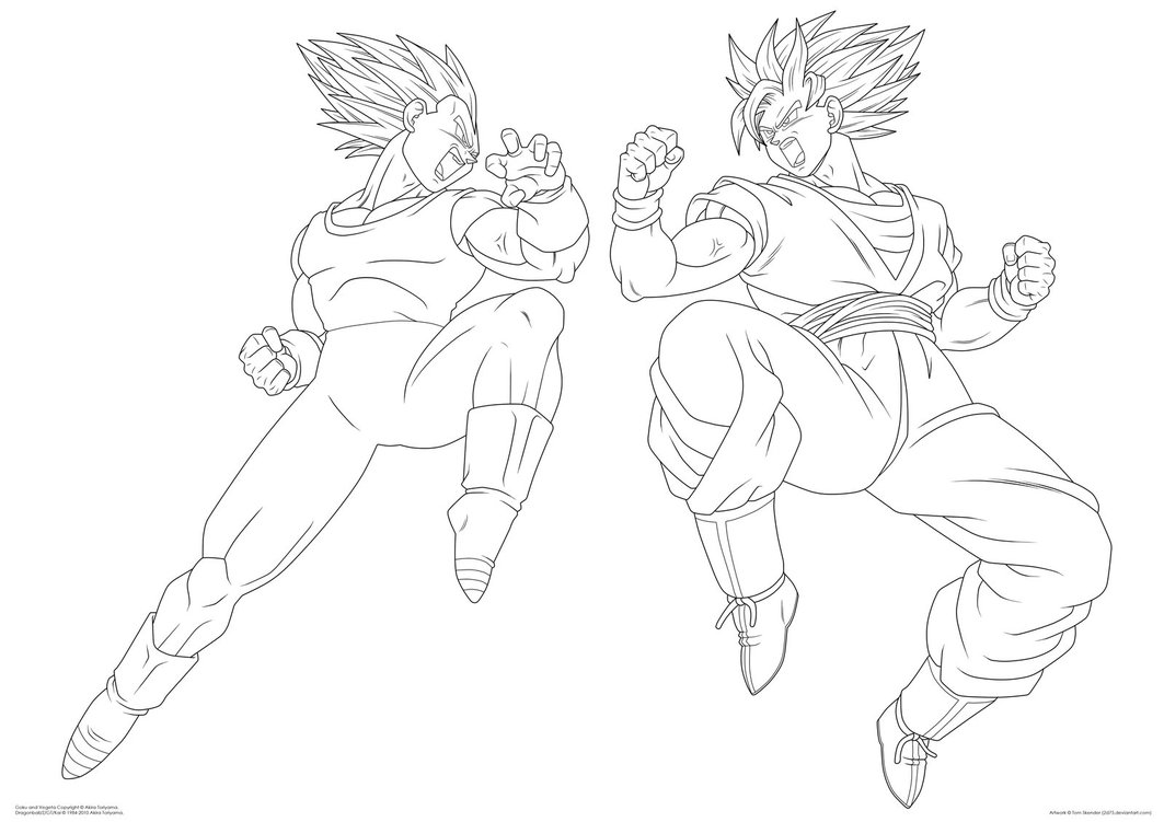 1063x751 Dragon Ball Z Goku Coloring Pages