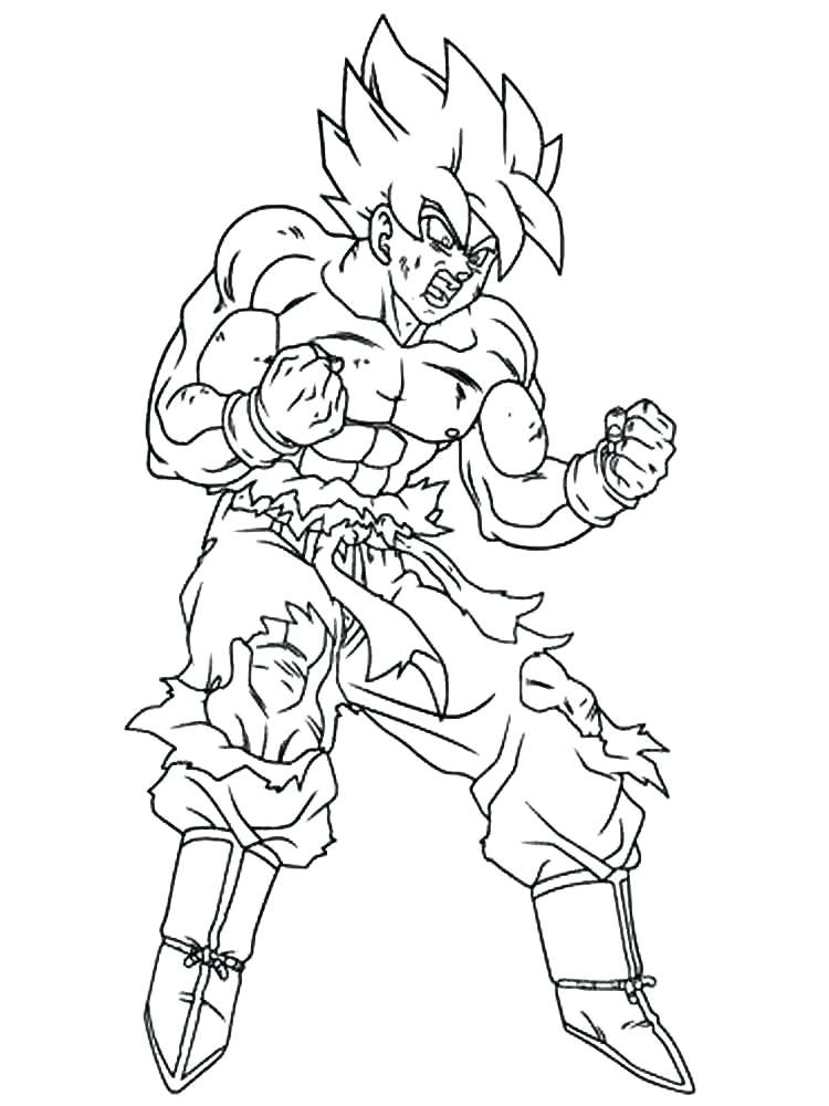 750x1000 Super Saiyan Coloring Pages Super Coloring Pages Dragon Ball Z