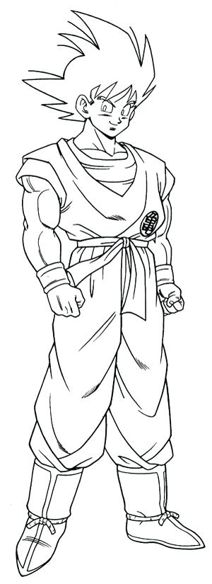 300x825 Dragon Ball Coloring Pages Dragon Ball Z Color Coloring Book