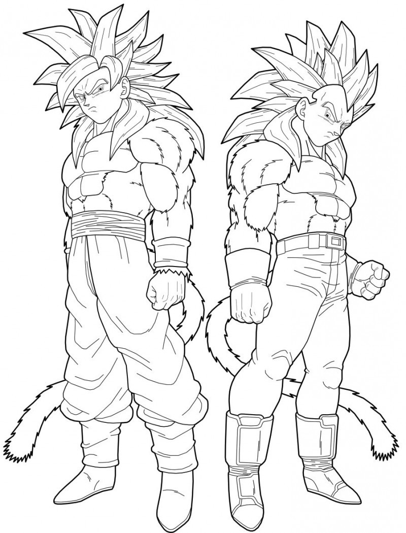 800x1050 Growth Goku Super Saiyan 1 Coloring Pages Vege