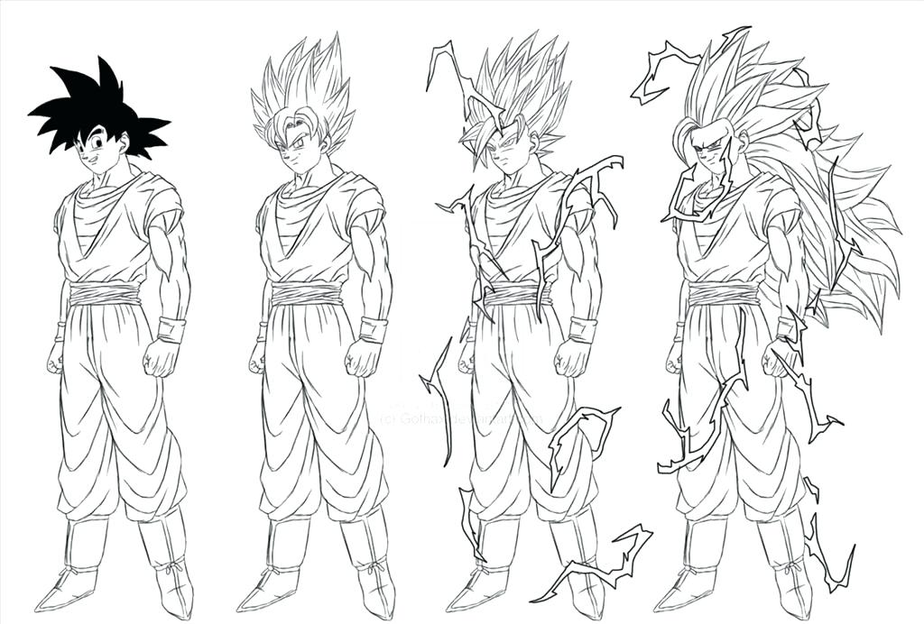 1024x692 Goku Coloring Page Good Coloring Pages Pic Goku Super Saiyan 6