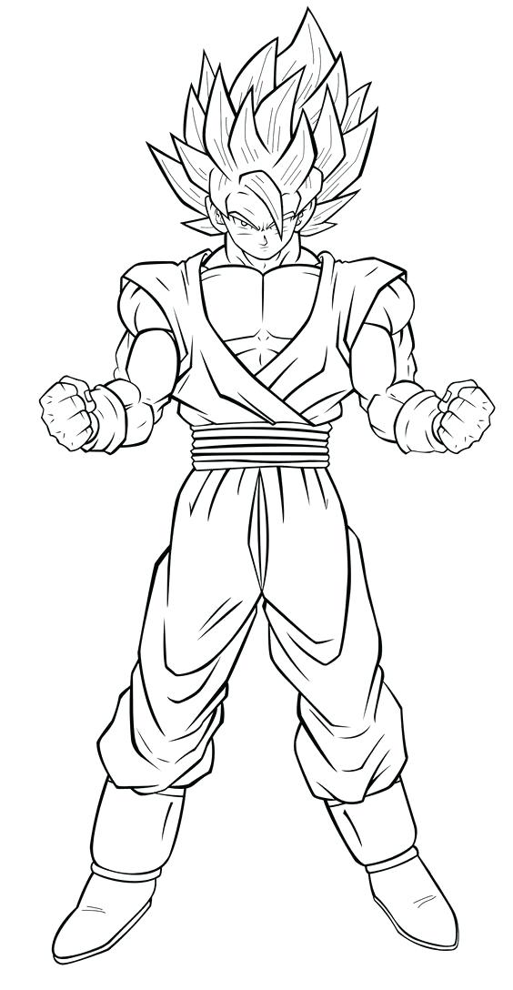 564x1088 Goku Coloring Page Super 4 Coloring Pages Images Birthday Goku Ss3