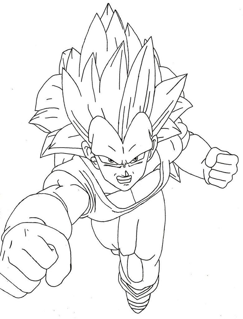 780x1024 Incredible Goku Coloring Pages To Print Picture For Ssj Ideas