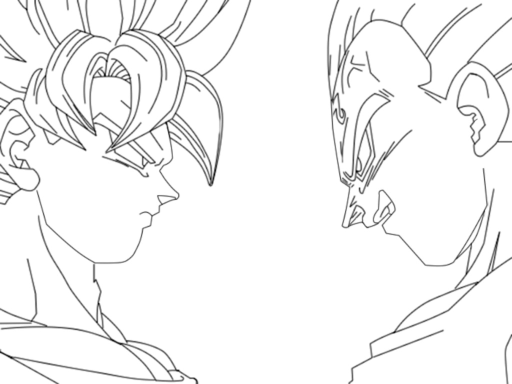 Goku Ssj4 Coloring Pages