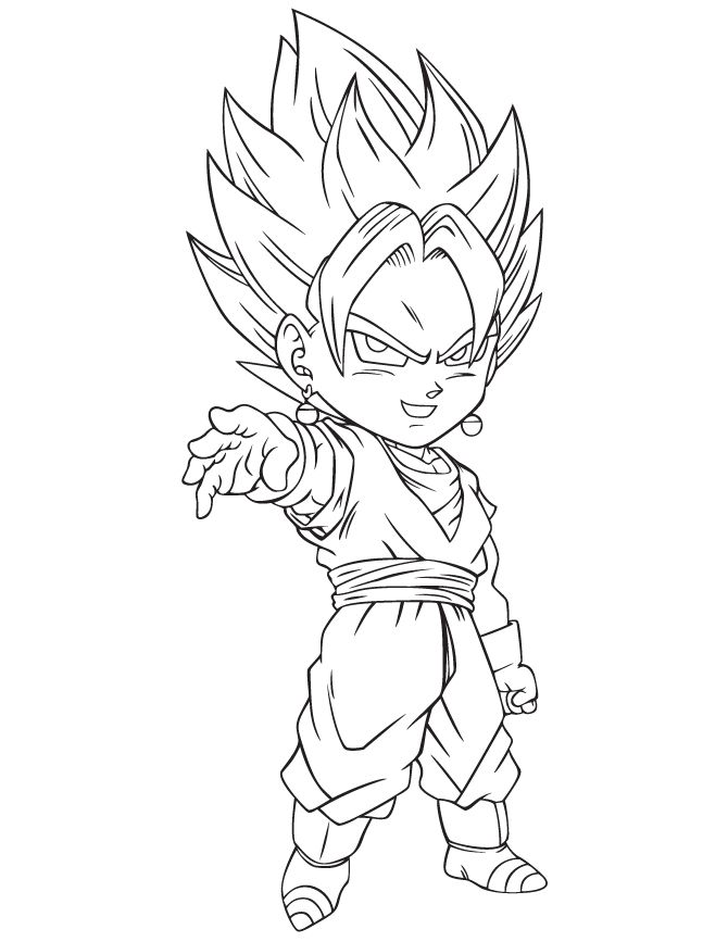 670x867 Goku Ssj4 Coloring Pages