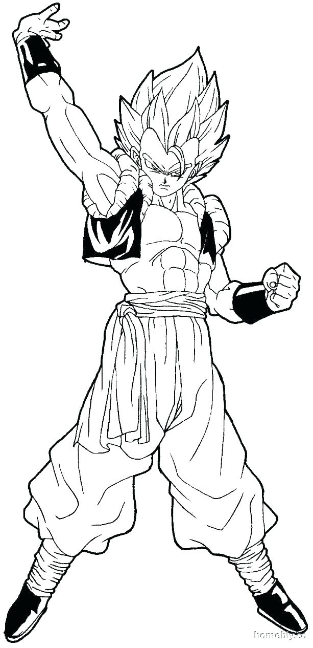 613x1266 Goku Super Saiyan 2 Coloring Pages Coloring Goku Super Saiyan God