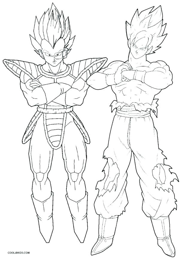 618x861 Goku Super Saiyan 2 Coloring Pages Wonderful God