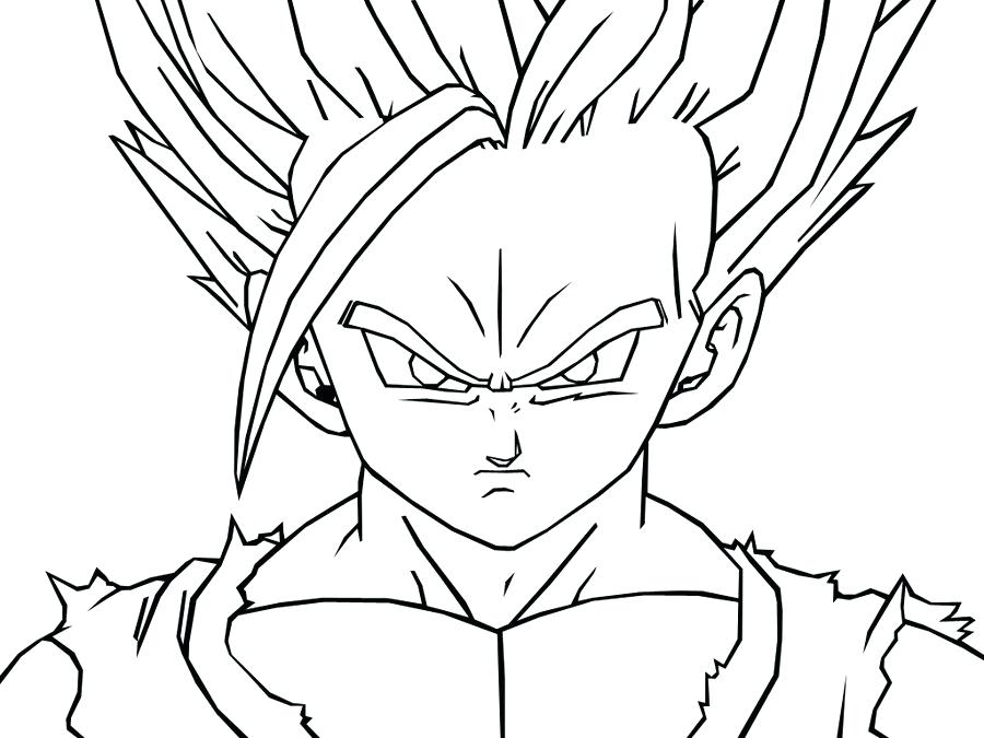 900x675 Coloring Dragon Ball Z Coloring Pages Printable Sheets Goku Super