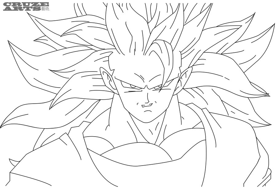 900x613 Goku Super Saiyan Coloring Pages Colori On Super Saiyan Vegeta By