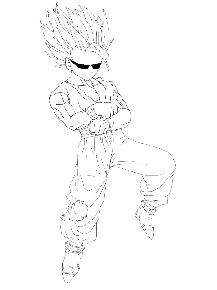 750x1000 Goku Super Saiyan Coloring Pages Super 3 Coloring Pages Goku Super