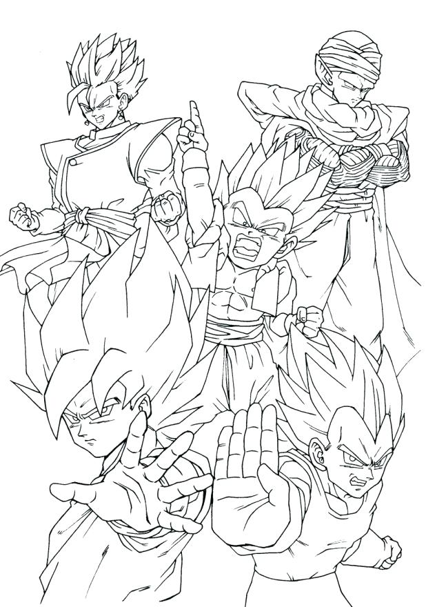 618x880 Dragon Ball Z Coloring Pages Goku Super Saiyan 3 Coloring Pages
