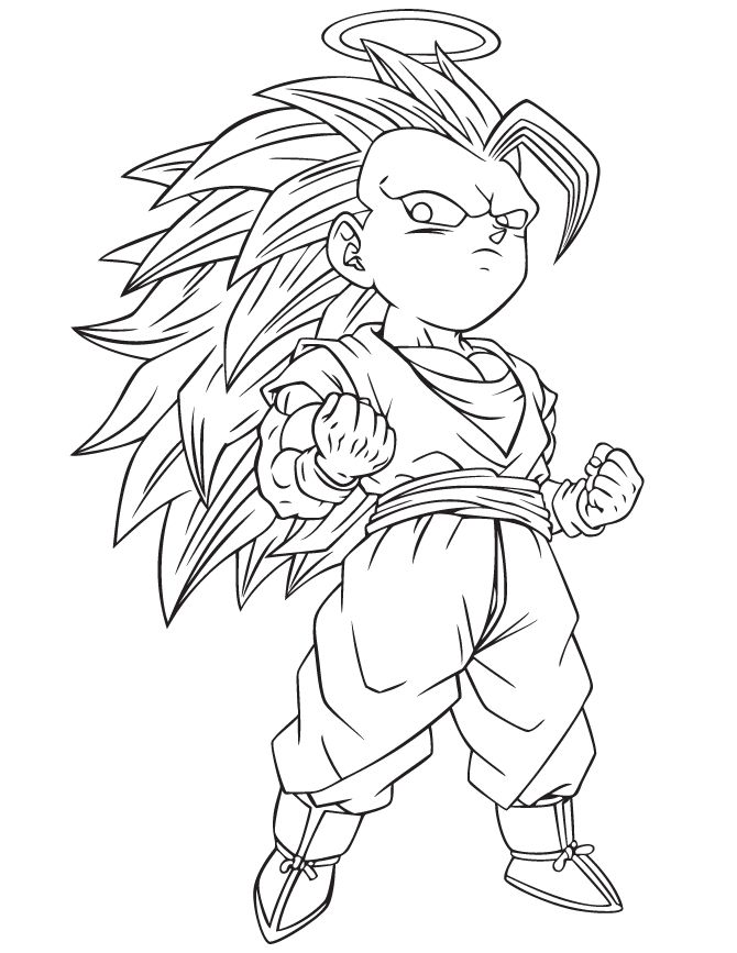 670x867 Dragon Ball Z Coloring Pages Printable Dragon Ball Z Super Saiyan