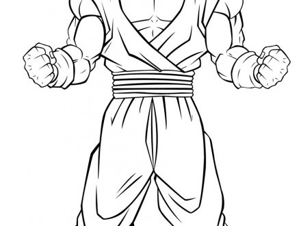 440x330 40 Goku Super Saiyan 3 Coloring Pages, Goku Super Saiyan 3