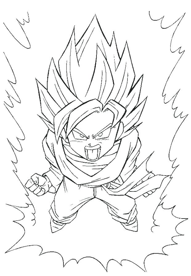 620x898 Goku Super Saiyan Coloring Pages Dragon Ball Z Coloring Pages