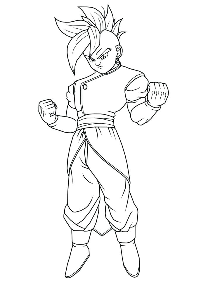 736x981 Dragonball Z Para Colorear Dragon Ball Z Free Coloring Pages