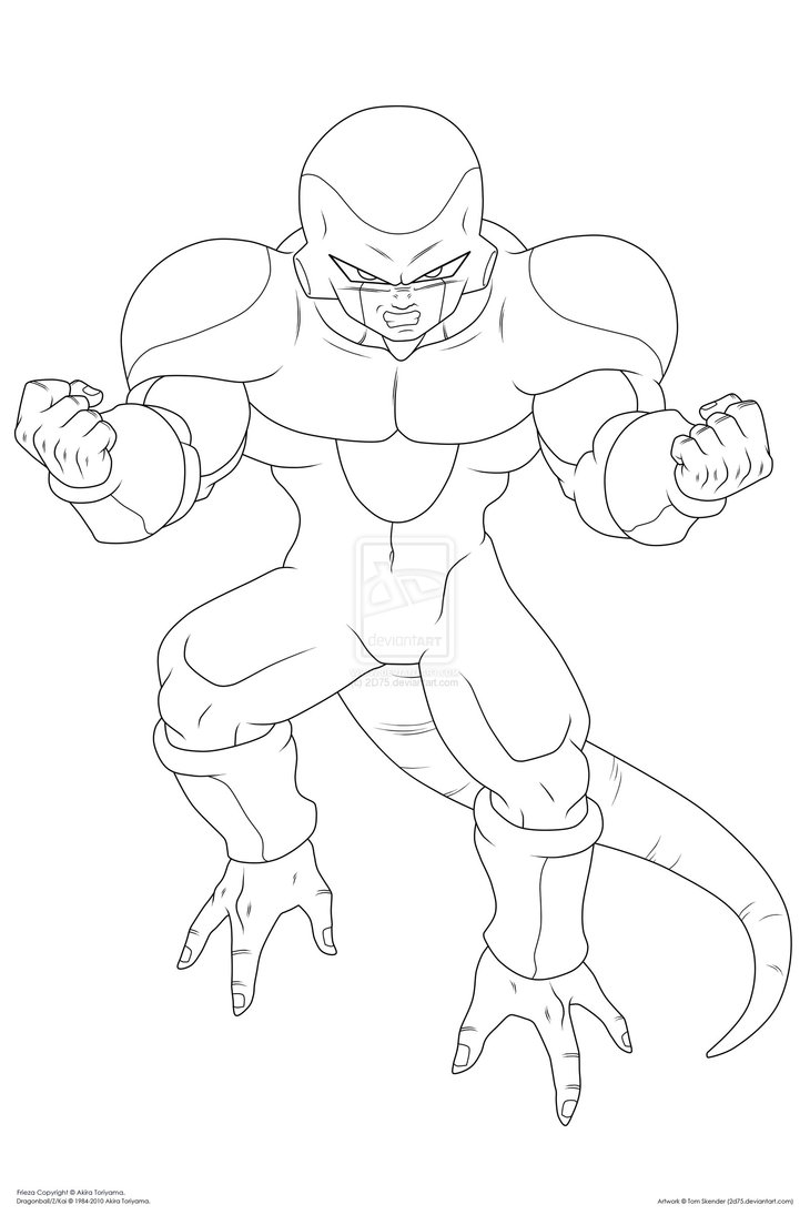 730x1095 Color Schemes Idea Of Goku Vs Frieza Coloring Pages, Frieza
