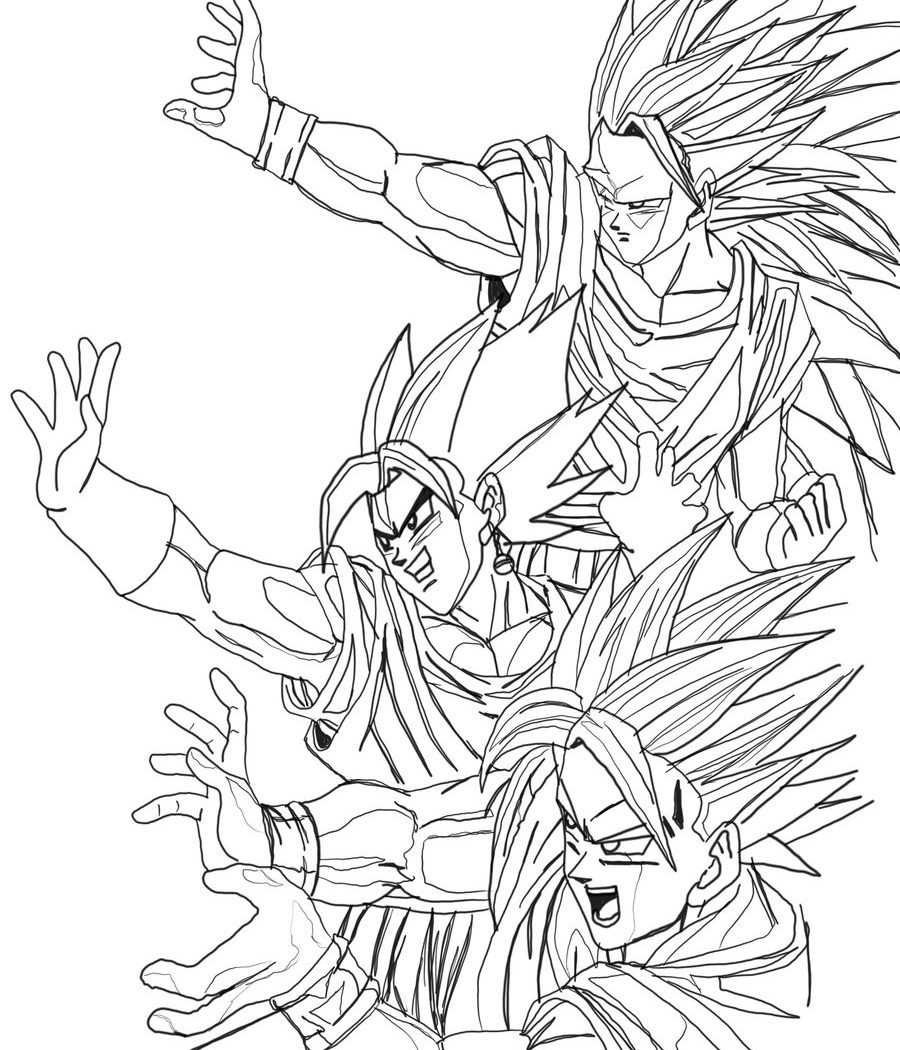 900x1050 Dragon Ball Z Super Saiyan Coloring Pages Copy Super Saiyan Goku