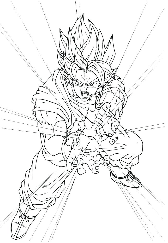 700x1014 Goku Coloring Pages Kamehameha School Goku Dragon Goku