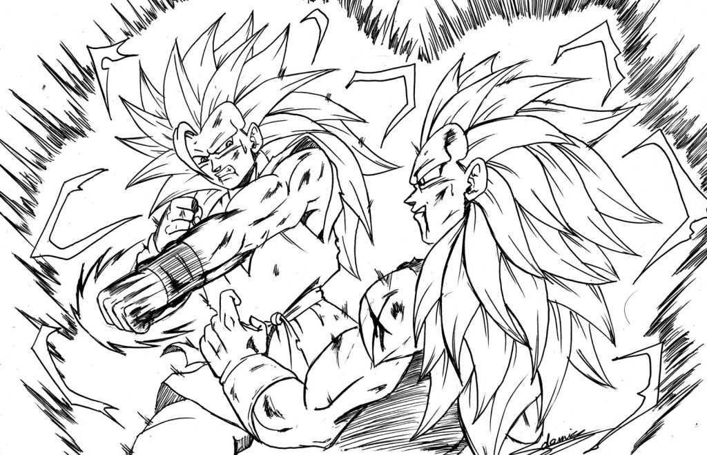 1024x659 Dragon Ball Z Coloring Pages Goku