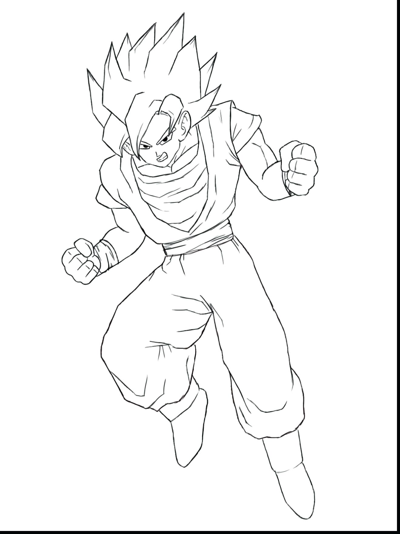 1320x1760 Goku Vs Vegeta Coloring Pages Games