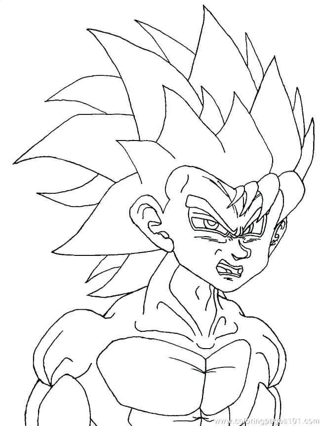 650x864 Goku Vs Vegeta Coloring Pages Games Printable Coloring Kid