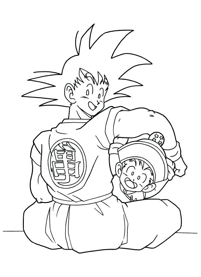 700x962 Goku Coloring Games Coloring Pages 3 Goku Ssj3 Coloring Pages